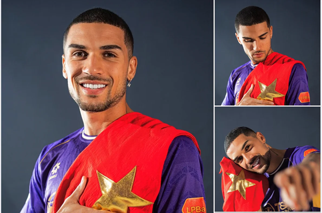 Đỗ Hoàng Hên là một trong những "tân binh" nhập tịch đáng chú ý của ĐT Việt Nam. Ảnh: Facebook nhân vật