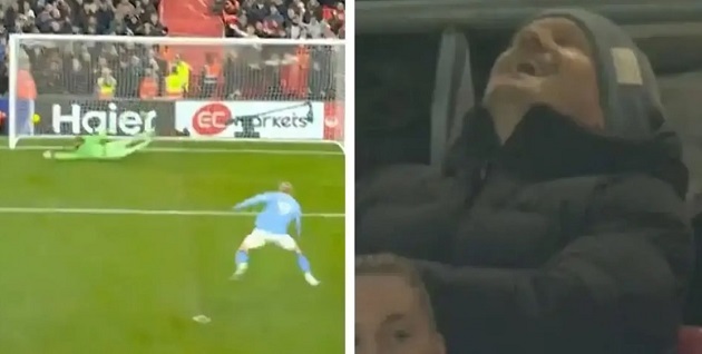 Cha Haaland hạnh phúc khi con trai phá bỏ "lời nguyền" tại Anfield.