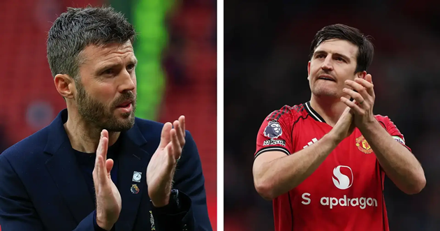 Vai tr&ograve; của HLV Carrick ở Man Utd được Maguire đ&aacute;nh gi&aacute; cao.