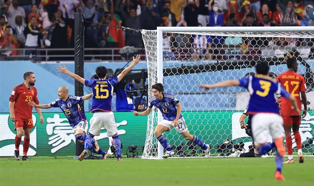 ĐT Nhật Bản từng đánh bại Tây Ban Nha và Đức ở World Cup 2022.