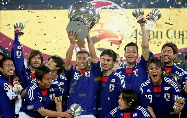 ĐT Nhật Bản có 4 lần vô địch AFC Asian Cup.
