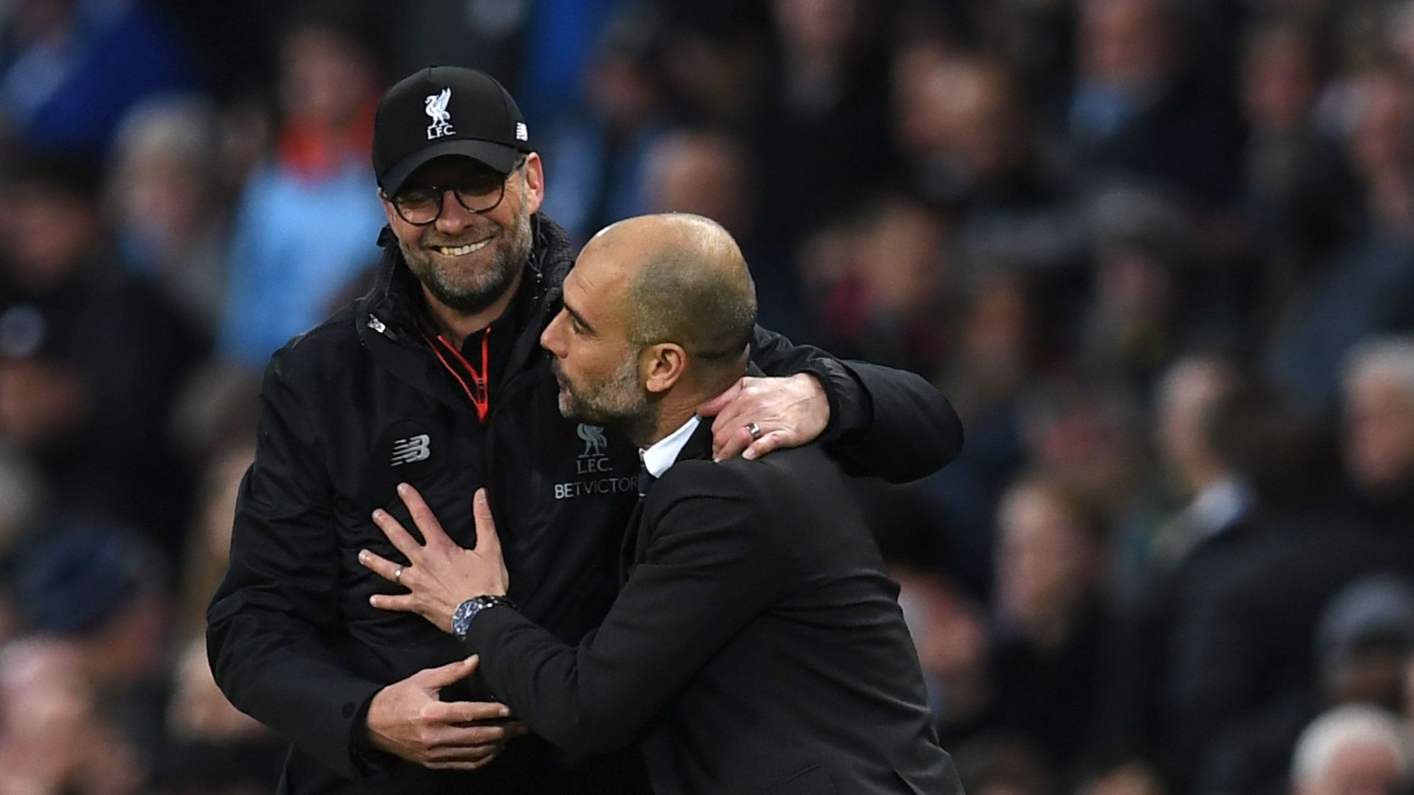 Pep và kình địch Klopp tại Anh.