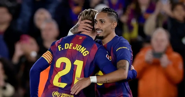 Ảnh bài viết Barca vắng Raphinha, đón De Jong đấu Atletico