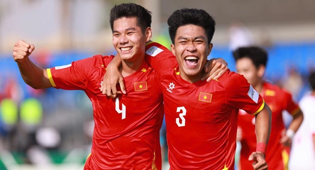 Dàn cầu thủ trẻ của bóng đá Việt Nam sở hữu thể hình lý tưởng.