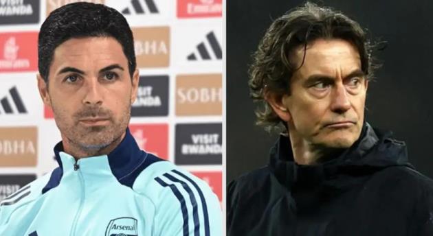 Ảnh bài viết Arteta tiếc cho Thomas Frank trước thềm Derby Bắc London