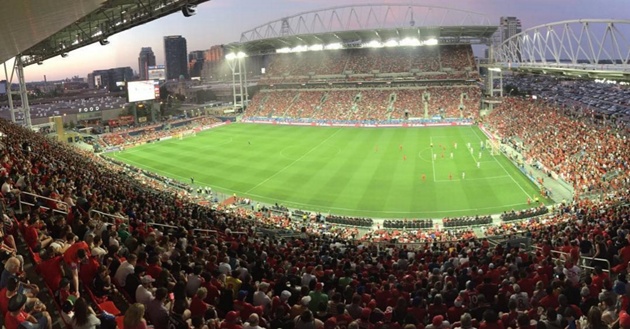 BMO Field được xem l&agrave; s&acirc;n nh&agrave; ch&iacute;nh của Canada.