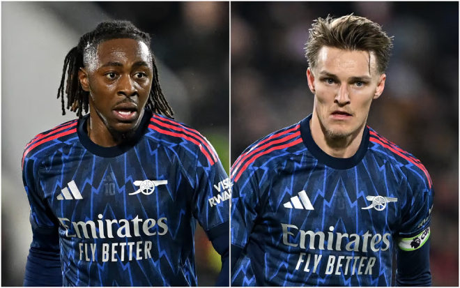 Eze thất bại trong việc thay thế vai trò của Odegaard trong trận hòa của Arsenal.