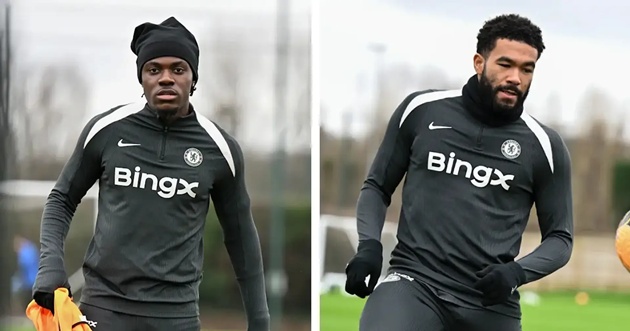 Lavia v&agrave; James đều đ&atilde; trở lại tập luyện trước trận Hull City.