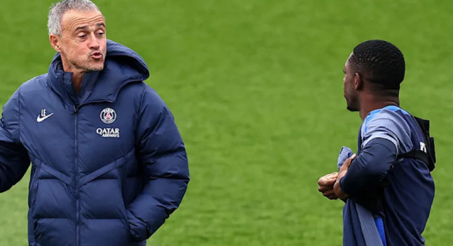 Ảnh bài viết Enrique nắn gân Dembele sau phát ngôn gây tranh cãi