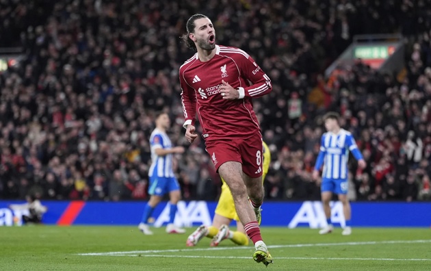 Ảnh bài viết Slot hết lời khen Szoboszlai sau trận thắng Brighton