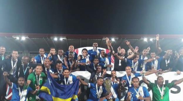 Curacao v&ocirc; địch C&uacute;p Caribe 2017.