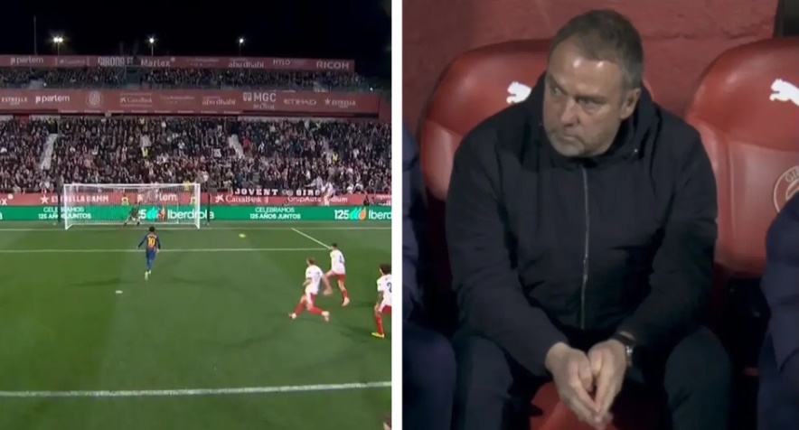 Ảnh bài viết Flick đứng hình trước quả phạt đền hỏng của Lamine Yamal