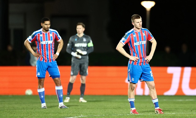 Palace gây thất vọng tại Europa Conference League.