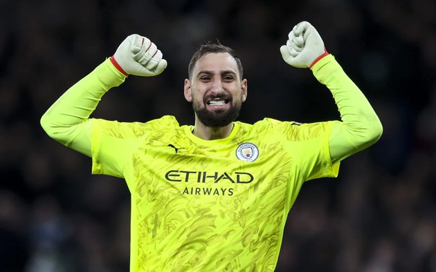 Donnarumma bắt chính ở 26 trận Ngoại hạng Anh kể từ khi gia nhập Man City vào mùa hè.