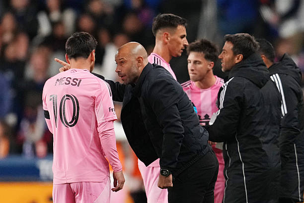 HLV Javier Mascherano v&agrave; Lionel Messi c&oacute; sự chuẩn bị kh&ocirc;ng qu&aacute; tốt trước thềm m&agrave;n đọ sức với LAFC.