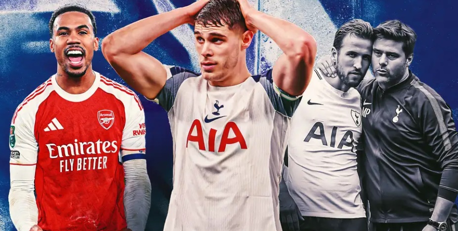 Arsenal áp đảo Tottenham trong các trận derby Bắc London.