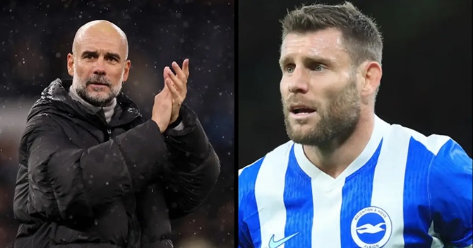 Pep đ&atilde; gửi lời ch&uacute;c mừng đặc biệt đến Milner.