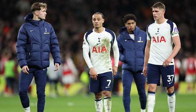 Bộ mặt bạc nhược của Tottenham.