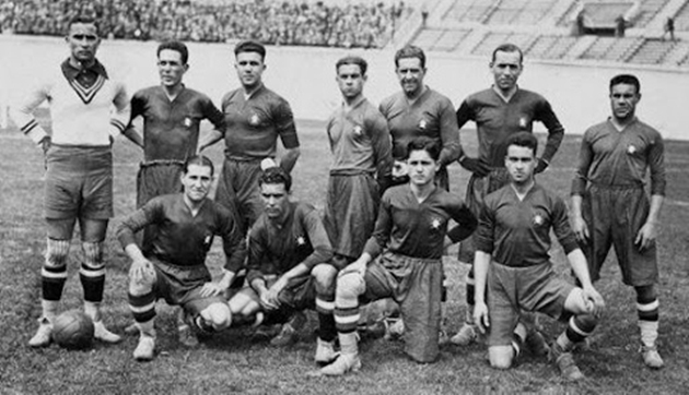 Đội tuyển Bồ Đ&agrave;o Nha năm 1928.