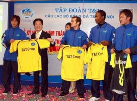 H&agrave; Nội FC thuở sơ khai.