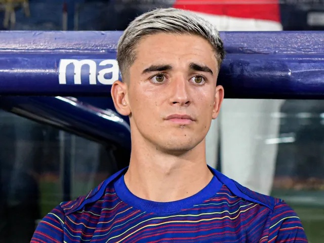 Gavi đ&atilde; quay lại tập luyện.