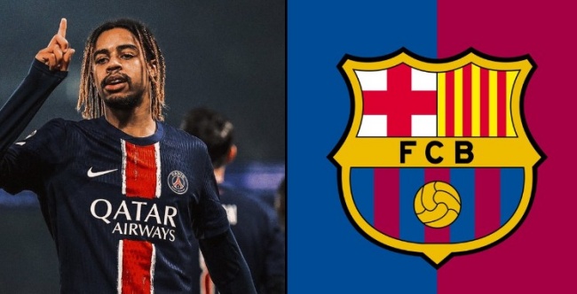 Ảnh bài viết Barcelona nhắm Bradley Barcola, PSG đòi 70 triệu euro