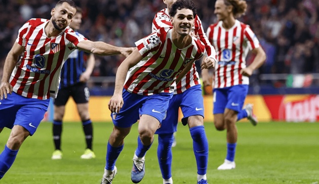 Atletico đang thi đấu hưng phấn.