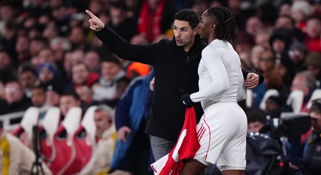 Mikel Arteta đặt trọn niềm tin v&agrave;o Eberechi Eze.