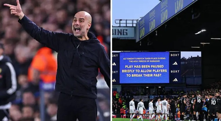 Ảnh bài viết Pep Guardiola chỉ trích fan Leeds la ó cầu thủ tháng Ramadan