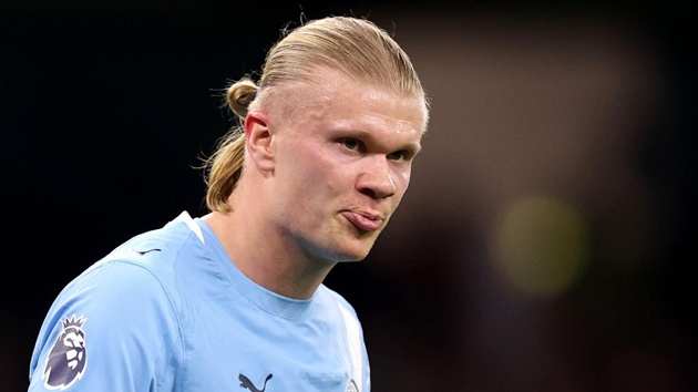 Man City cần tr&aacute;nh t&igrave;nh trạng phụ thuộc qu&aacute; nhiều v&agrave;o Haaland.