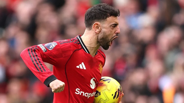 Bruno vừa ghi b&agrave;n vừa kiến tạo cho MU.