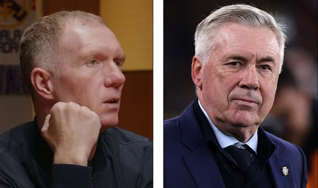 Scholes tin rằng Ancelotti l&agrave; người ph&ugrave; hợp nhất để dẫn dắt Man Utd v&agrave;o m&ugrave;a h&egrave;.