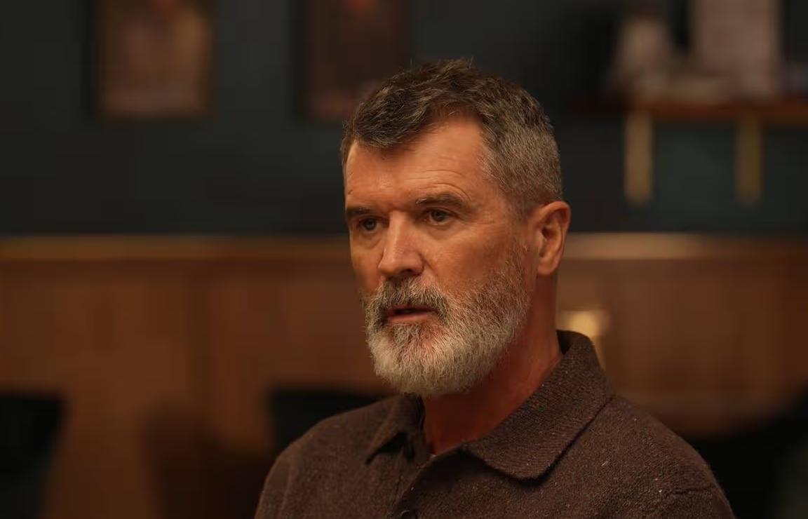 Roy Keane tr&ecirc;n chương tr&igrave;nh The Overlap.