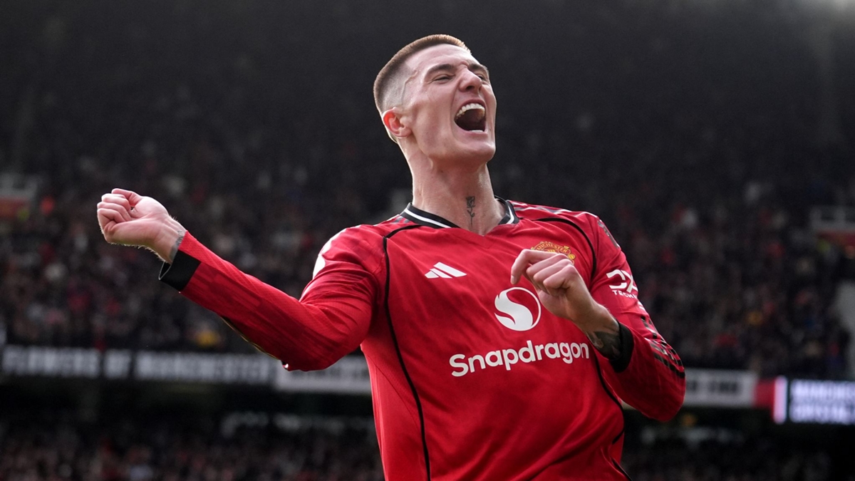 Benjamin Sesko đang tỏa s&aacute;ng trong m&agrave;u &aacute;o Man Utd.