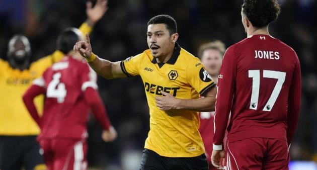 Ảnh bài viết Andre ghi bàn phút 90+4, Wolves tạo địa chấn trước Liverpool