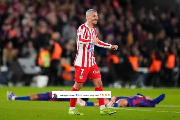 Antoine Griezmann đ&aacute;p trả Barcelona.