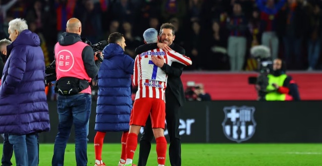 Griezmann l&agrave; điểm s&aacute;ng của Atletico Madrid.