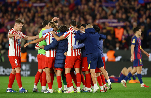 Ảnh bài viết Atletico sống sót qua thảm họa tại Camp Nou