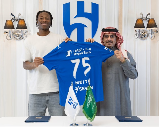 Meite đến Al-Hilal với gi&aacute; 30 triệu euro.