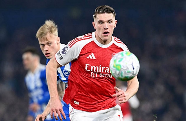 Viktor Gyokeres (5/10): Gặp kh&oacute; khăn trong thế trận kh&ocirc;ng ph&ugrave; hợp với sở trường. Phải tranh chấp b&oacute;ng d&agrave;i trong tư thế quay lưng v&agrave; bị h&agrave;ng thủ Brighton phong tỏa dễ d&agrave;ng.