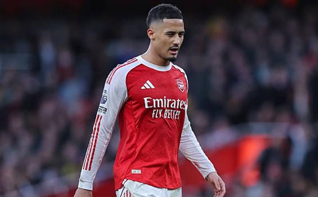 Ảnh bài viết Arsenal mất William Saliba vì chấn thương mắt cá chân