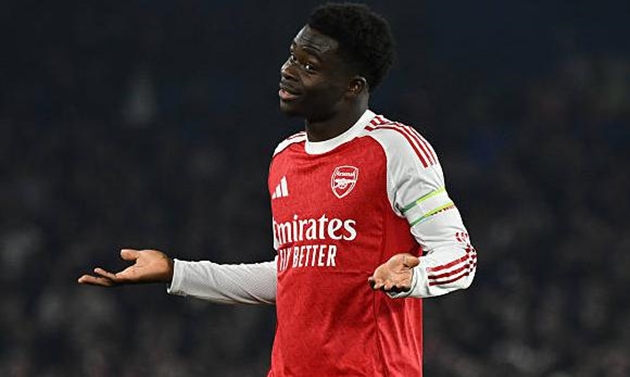 Ảnh bài viết Saka tuyên bố Arsenal phớt lờ mọi lời chỉ trích