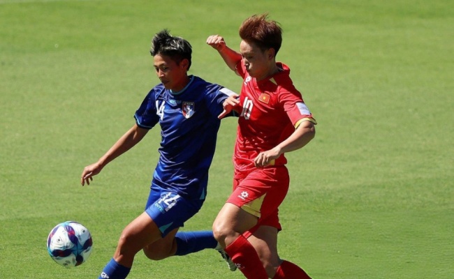 Tuyển nữ Việt Nam thua Đ&agrave;i Bắc Trung Hoa.