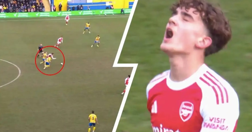 Ảnh bài viết Thần đồng của Arsenal gây sốt với pha solo kiểu Messi