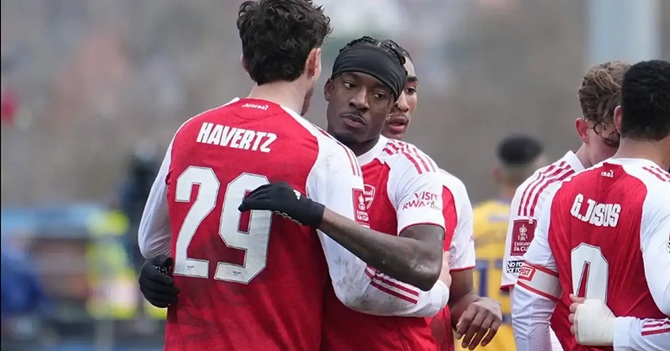 Arsenal l&agrave; đội b&oacute;ng ghi nhiều b&agrave;n nhất trong nh&oacute;m dự Ngoại hạng Anh m&ugrave;a n&agrave;y.