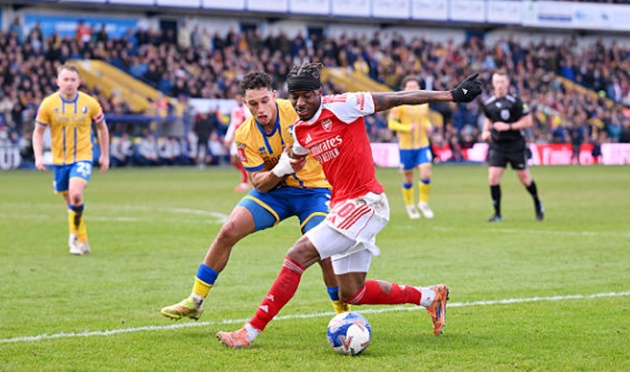 Ngôi sao người Anh chớp cơ hội ghi điểm với Arteta.