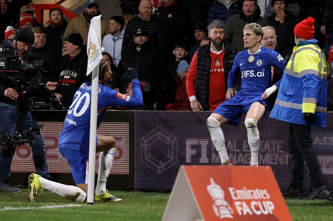 Garnacho đ&atilde; c&oacute; trận đấu xuất sắc cho Chelsea.