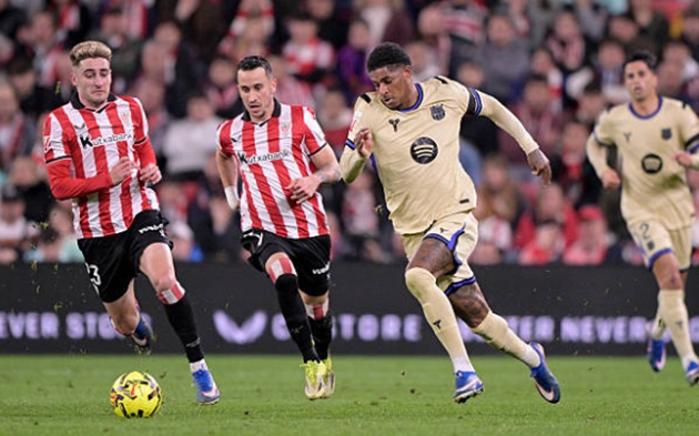 Marcus Rashford - 6.6: C&oacute; những pha chạy chỗ tốt v&agrave; tốc độ của anh thực sự g&acirc;y rối loạn cho c&aacute;nh tr&aacute;i của Bilbao. D&ugrave; vậy, anh kh&ocirc;ng tạo ra được t&igrave;nh huống cụ thể n&agrave;o thực sự hiệu quả.