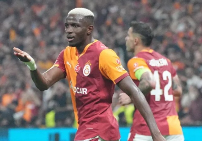 Osimhen l&agrave; ch&acirc;n s&uacute;t chủ lực của Galatasaray.