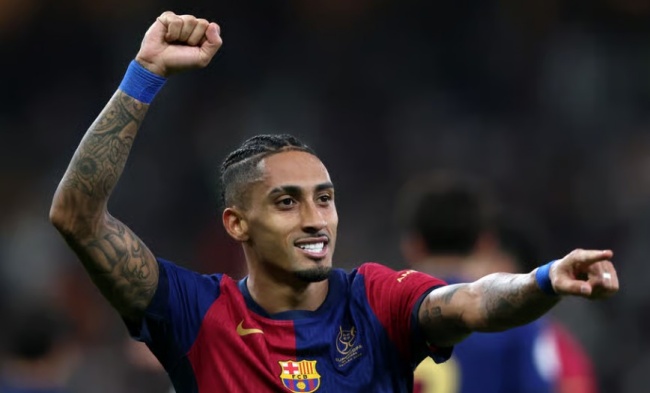 Ảnh bài viết Raphinha sẵn sàng cho đại chiến Newcastle tại Champions League